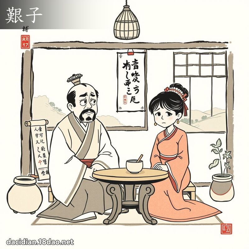 艰子 - 国语大辞典配图