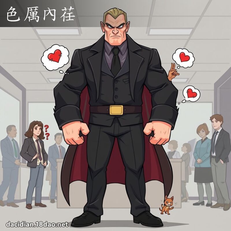 色厉內荏 - 国语大辞典配图