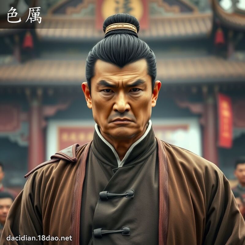 色厉 - 国语大辞典配图