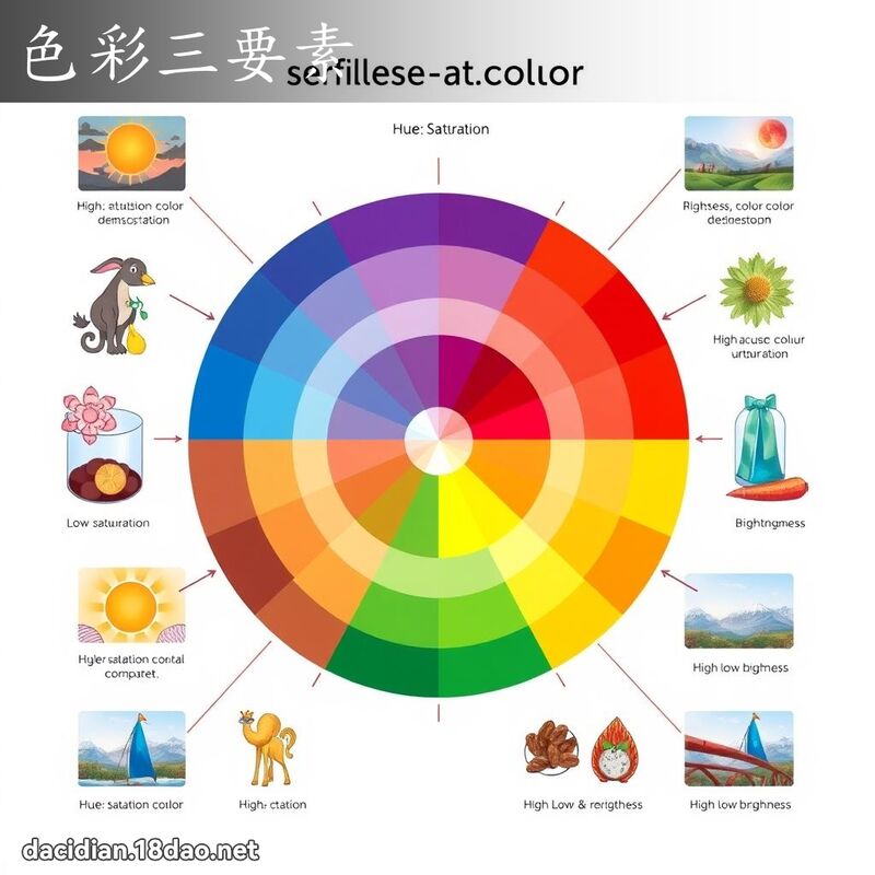色彩三要素 - 国语大辞典配图