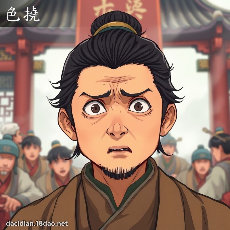 色挠 - 国语大辞典配图