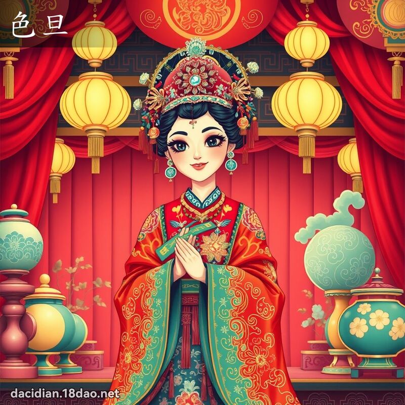 色旦 - 国语大辞典配图