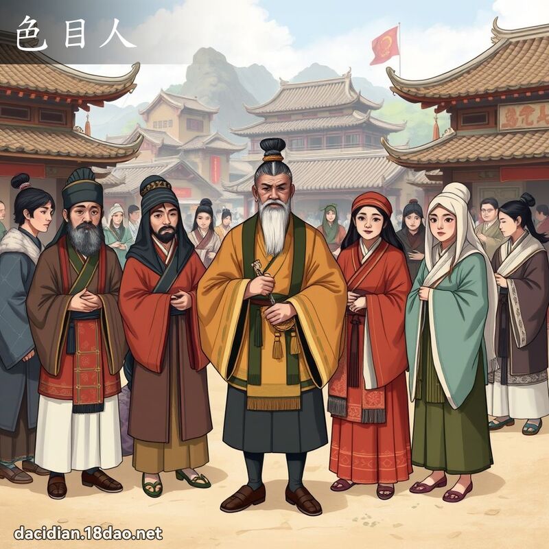 色目人 - 国语大辞典配图