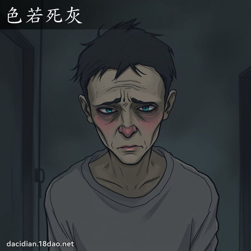 色若死灰 - 国语大辞典配图