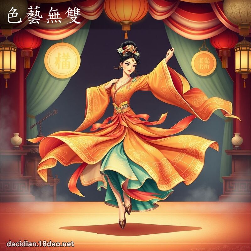 色藝無雙 - 國語大辭典配圖