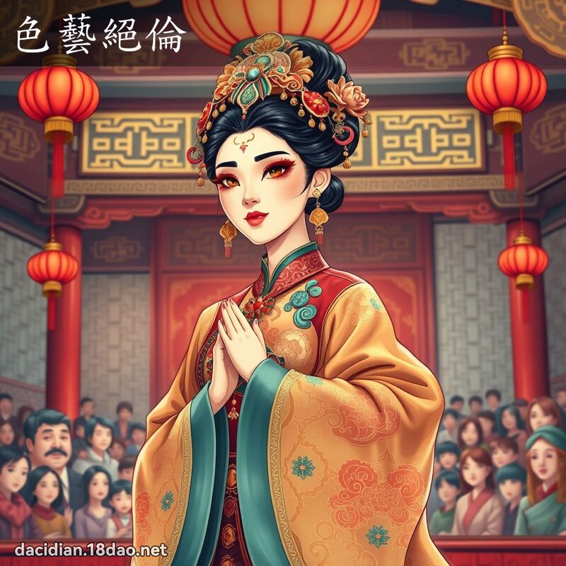 色艺绝伦 - 国语大辞典配图