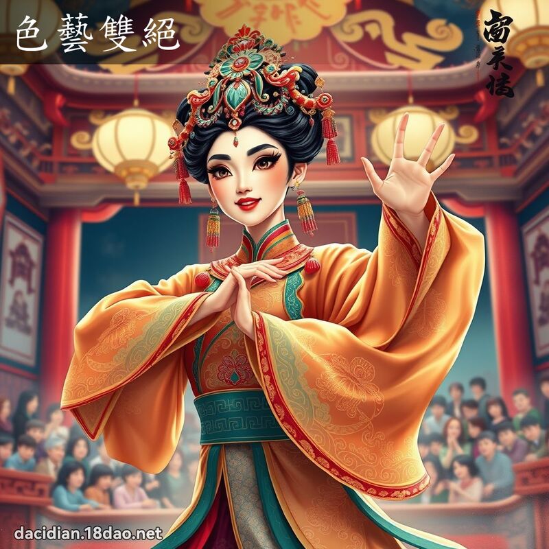 色藝雙絕 - 國語大辭典配圖