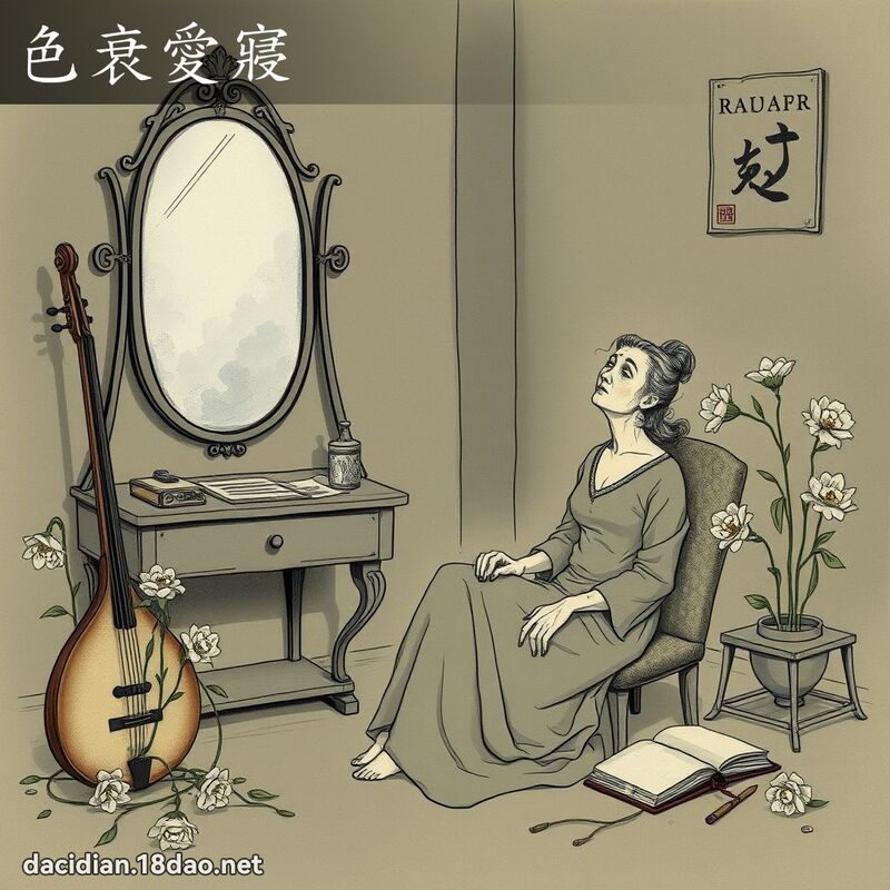 色衰爱寢 - 国语大辞典配图