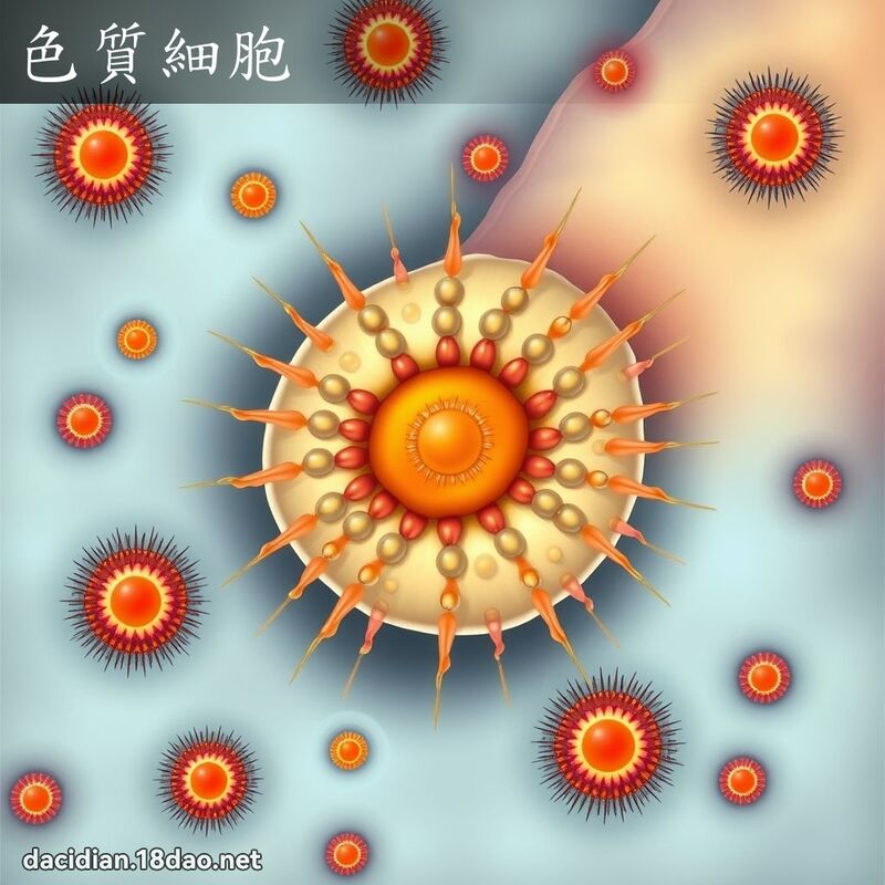 色質細胞 - 國語大辭典配圖