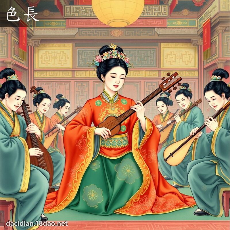 色长 - 国语大辞典配图