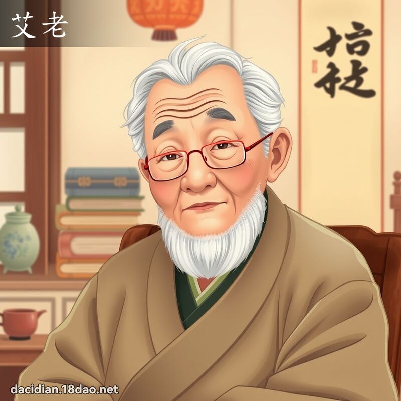 艾老 - 國語大辭典配圖