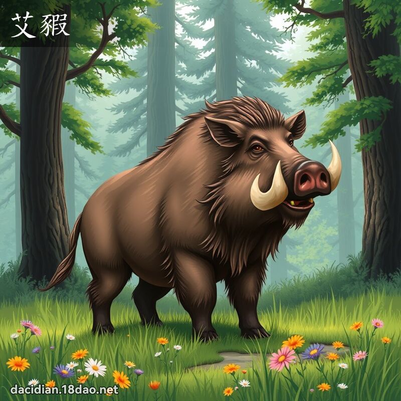 艾豭 - 國語大辭典配圖