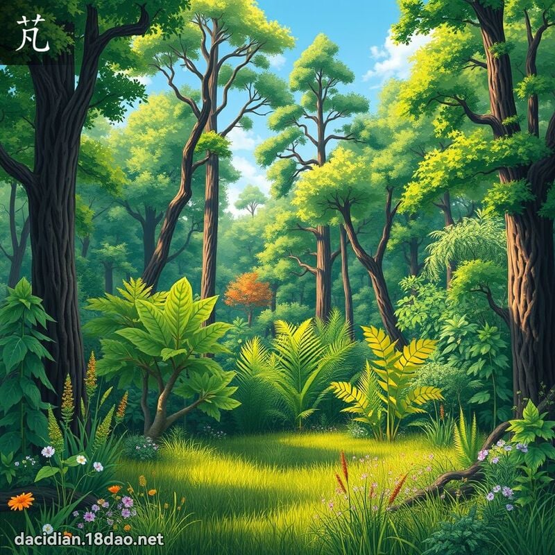 芃 - 國語大辭典配圖
