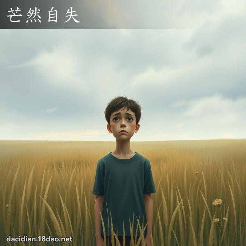 芒然自失 - 國語大辭典配圖