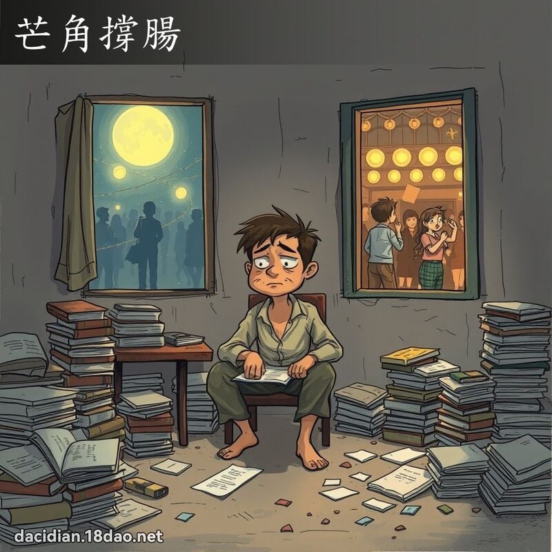 芒角撑肠 - 国语大辞典配图