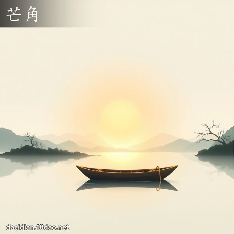 芒角 - 国语大辞典配图
