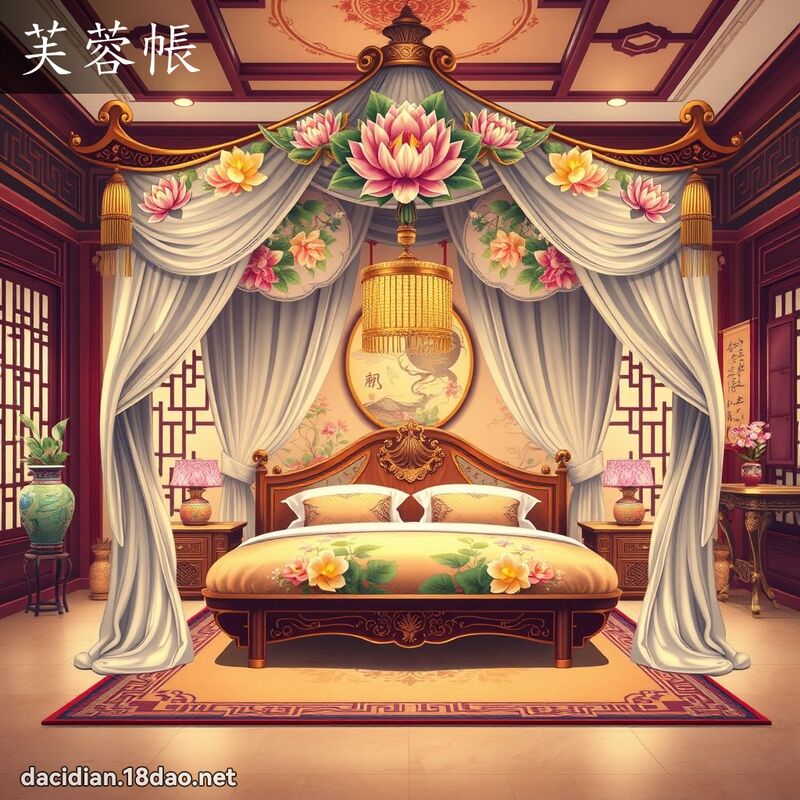 芙蓉帳 - 國語大辭典配圖