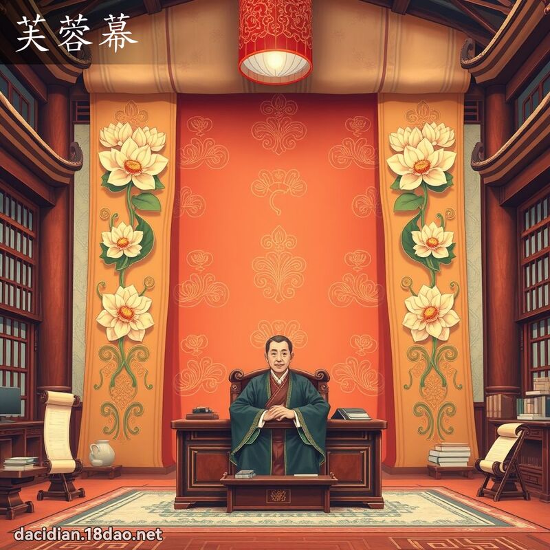 芙蓉幕 - 国语大辞典配图