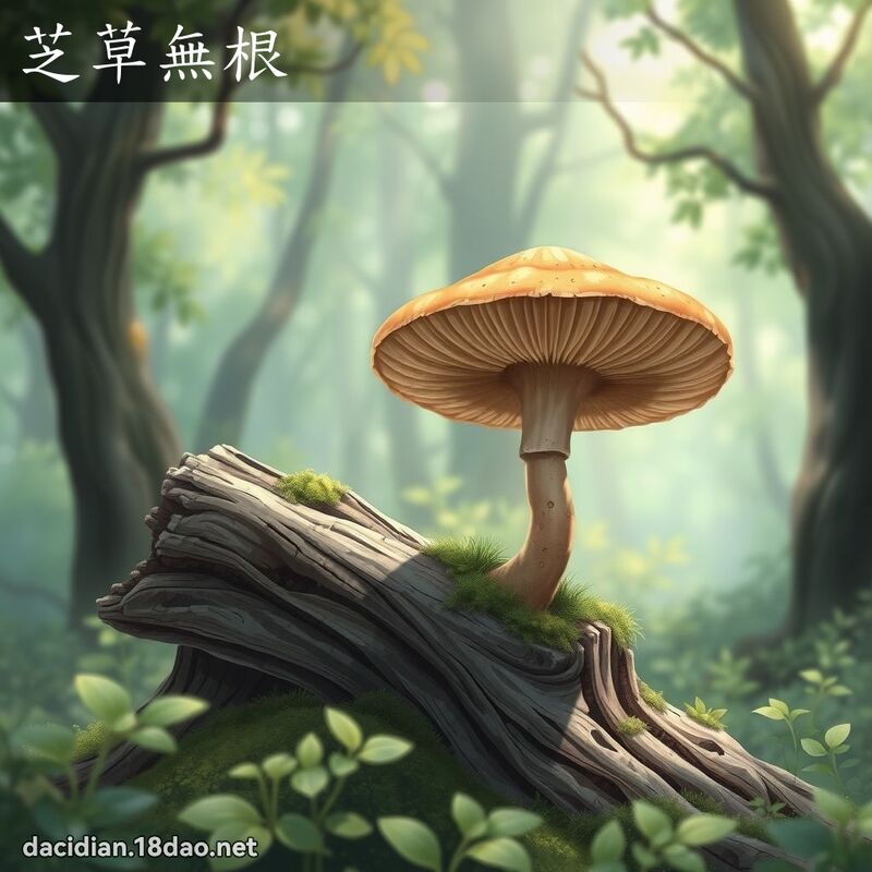 芝草無根 - 國語大辭典配圖