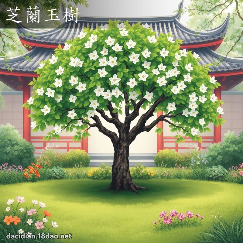 芝蘭玉樹 - 國語大辭典配圖