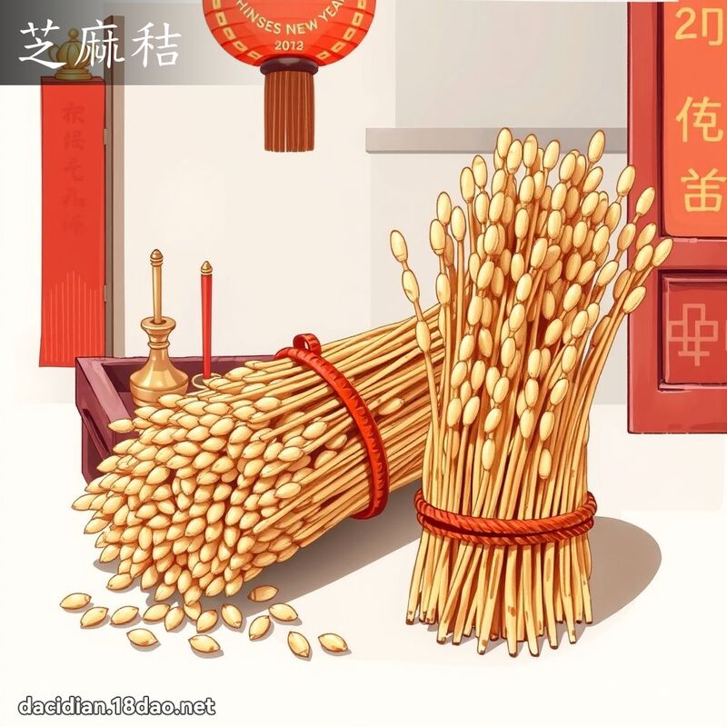 芝麻秸 - 国语大辞典配图
