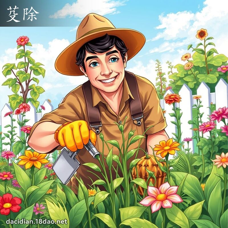 芟除 - 国语大辞典配图