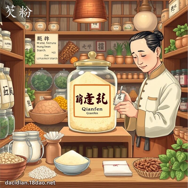 芡粉 - 国语大辞典配图