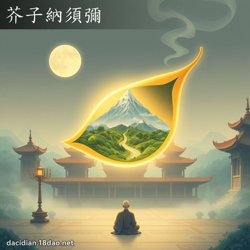 芥子納須彌 - 國語大辭典配圖