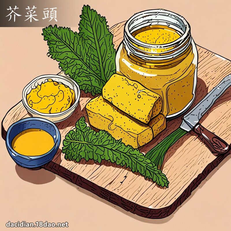 芥菜頭 - 國語大辭典配圖