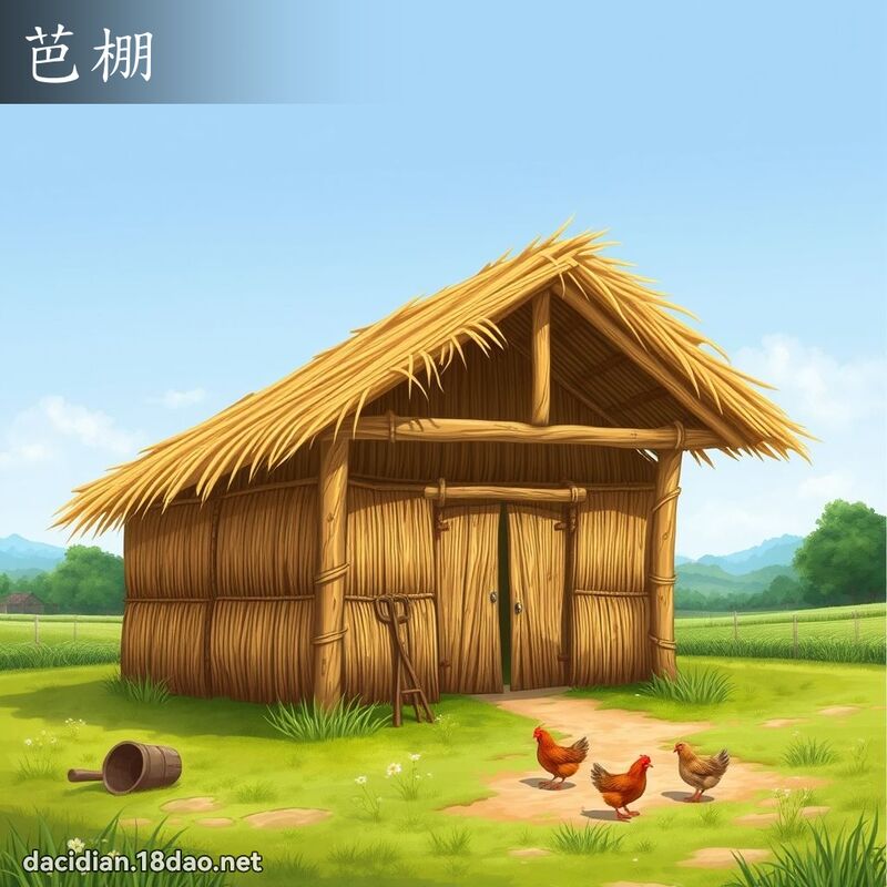 芭棚 - 國語大辭典配圖