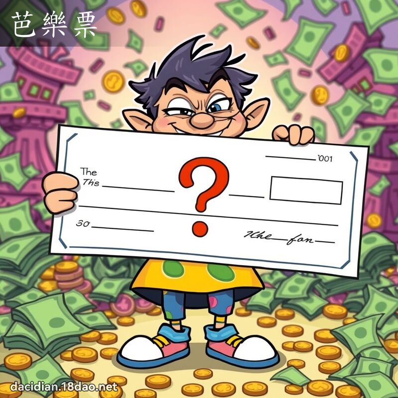 芭樂票 - 國語大辭典配圖