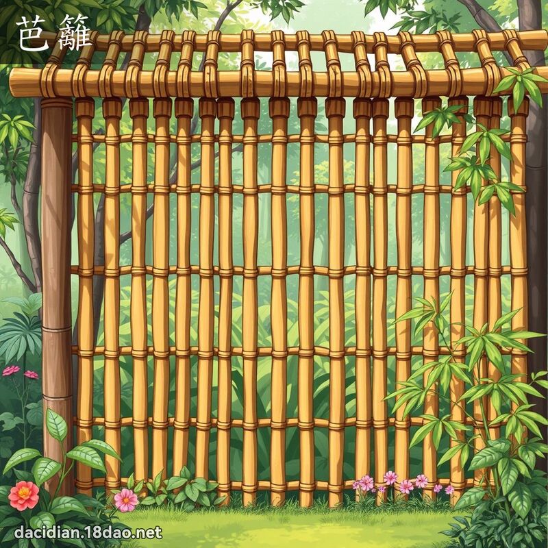 芭籬 - 國語大辭典配圖