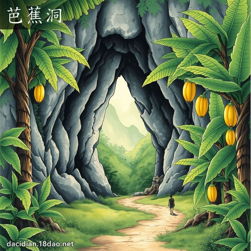 芭蕉洞 - 國語大辭典配圖