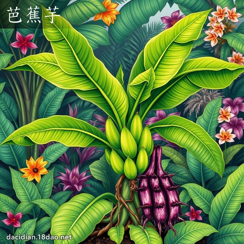 芭蕉芋 - 國語大辭典配圖