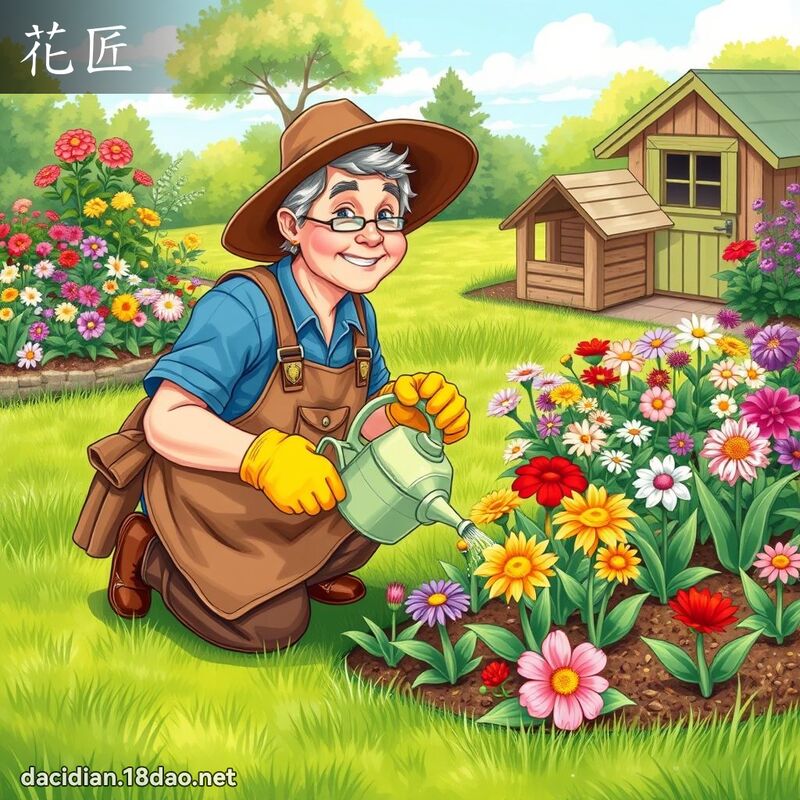 花匠 - 国语大辞典配图