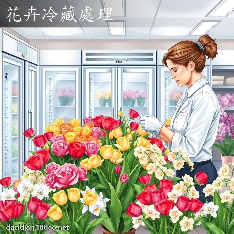 花卉冷藏处理 - 国语大辞典配图
