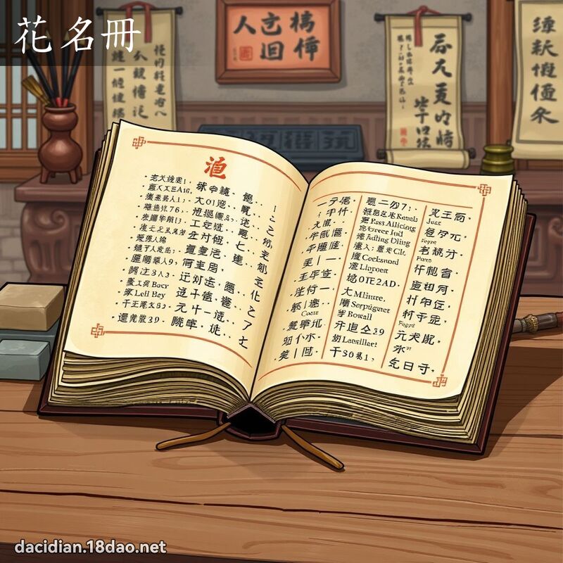 花名册 - 国语大辞典配图