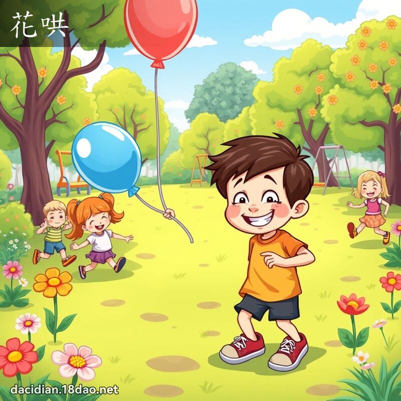 花哄 - 国语大辞典配图