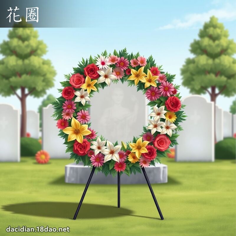 花圈 - 国语大辞典配图