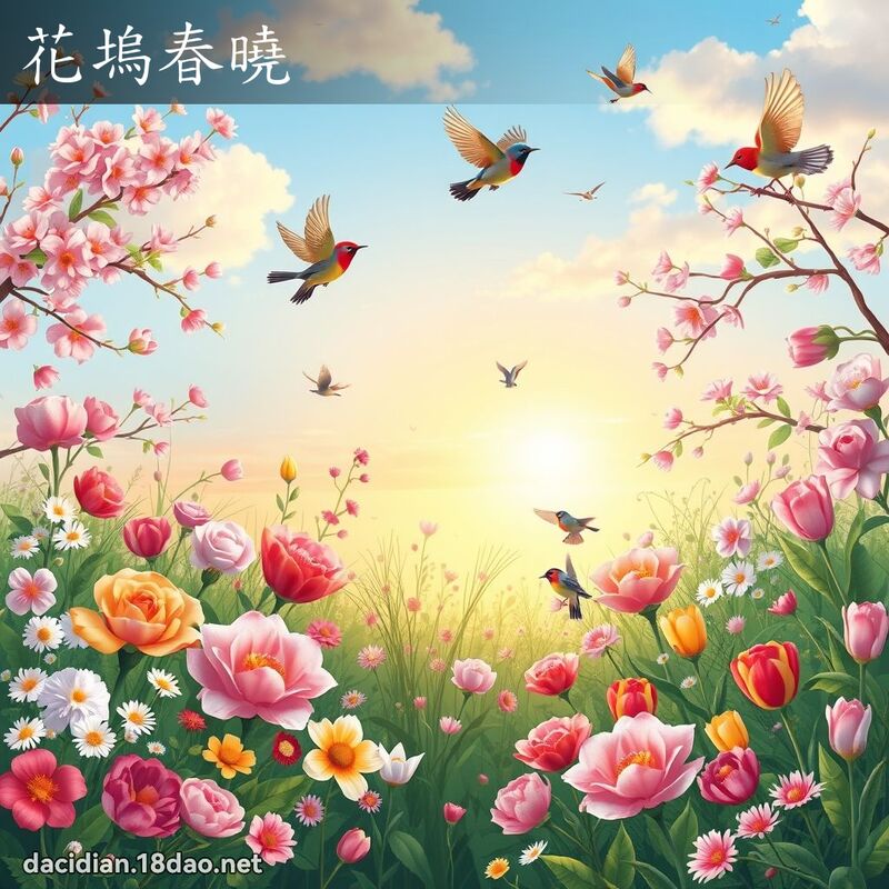 花坞春晓 - 国语大辞典配图
