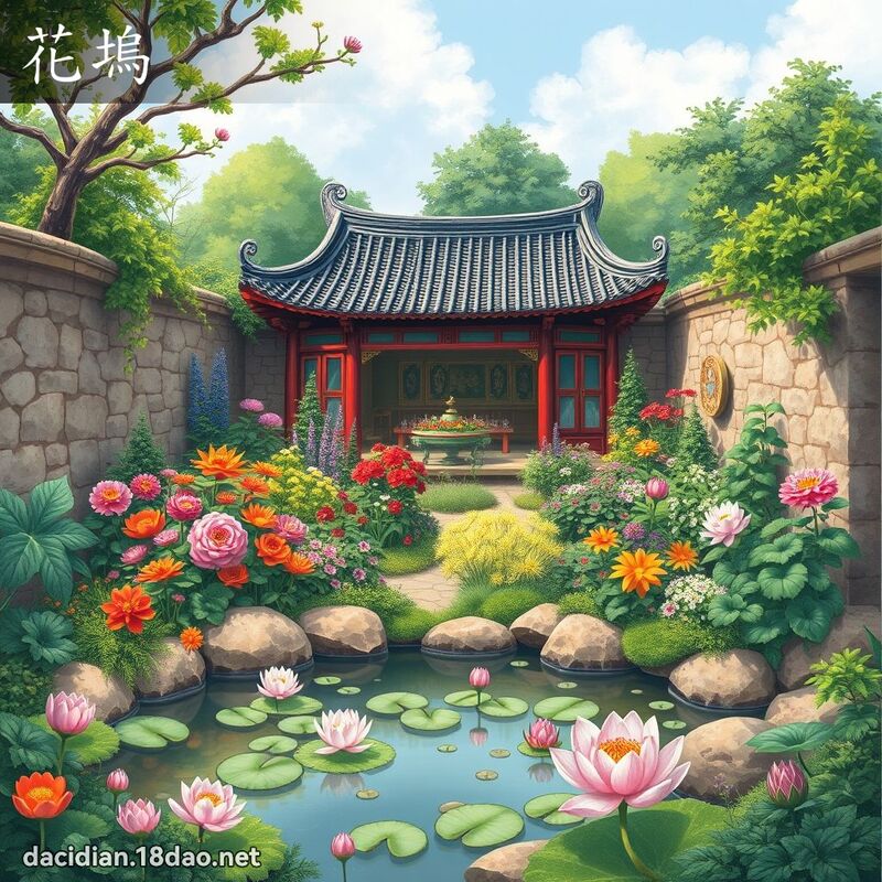 花塢 - 國語大辭典配圖