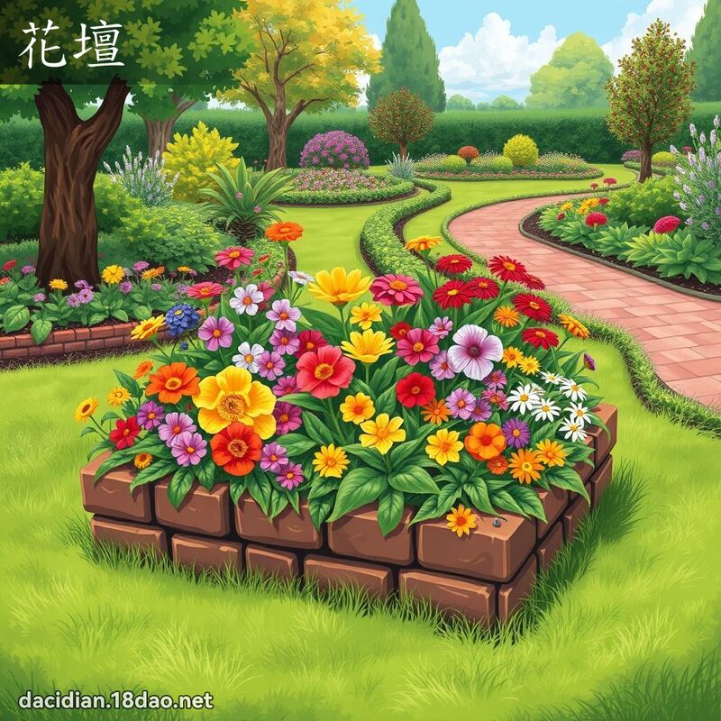 花壇 - 國語大辭典配圖