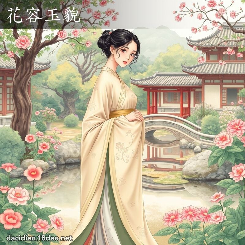 花容玉貌 - 國語大辭典配圖