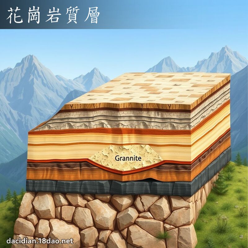 花岗岩质层 - 国语大辞典配图