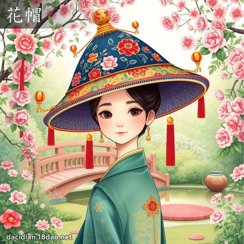 花帽 - 国语大辞典配图