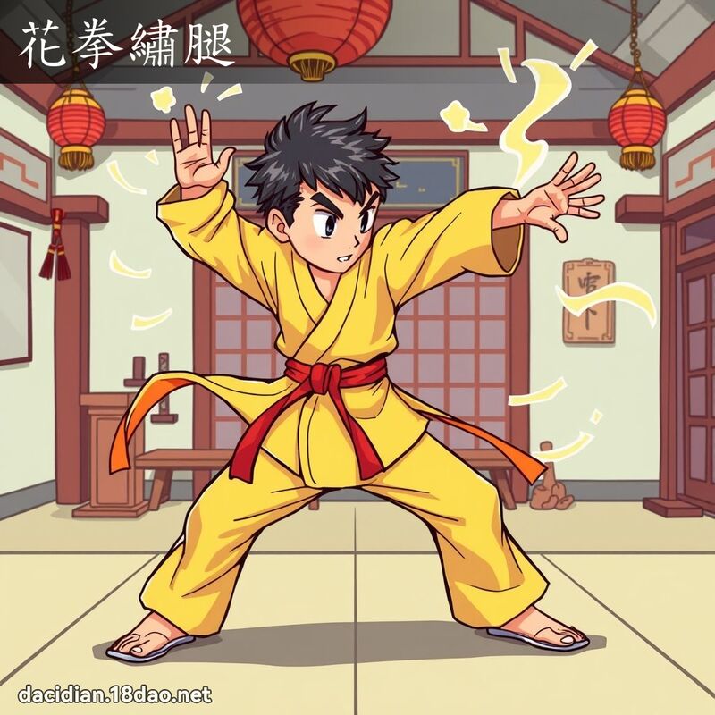 花拳繡腿 - 國語大辭典配圖
