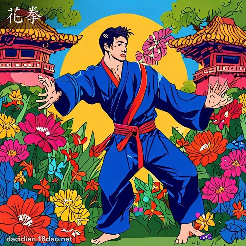 花拳 - 國語大辭典配圖