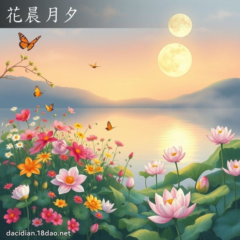 花晨月夕 - 国语大辞典配图