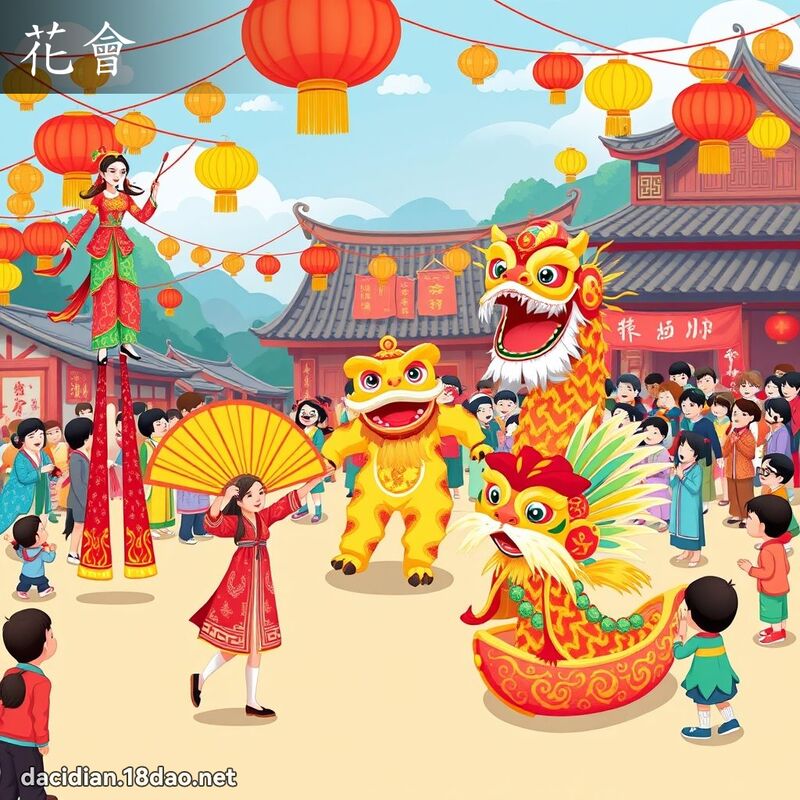 花会 - 国语大辞典配图