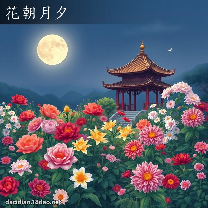 花朝月夕 - 国语大辞典配图